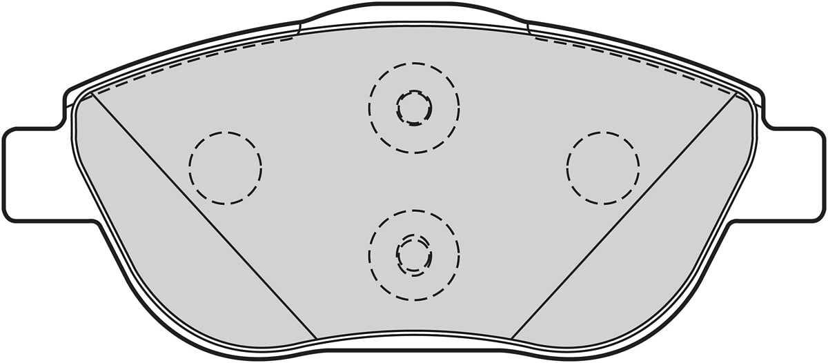 Jeu de 4 plaquettes de frein VALEO ref. 302148